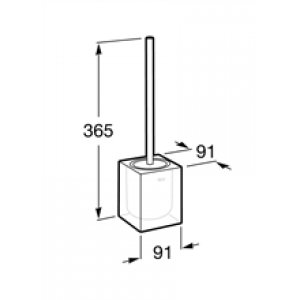 Brosse WC au sol Ice Roca