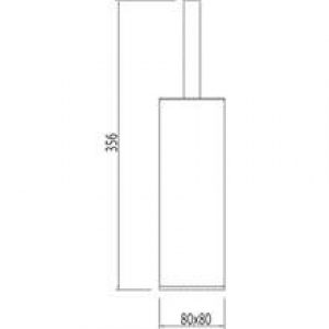 Brosse WC au sol SLIM-TRES