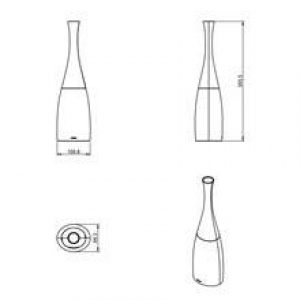 Brosse WC gris doux Saku COSMIC