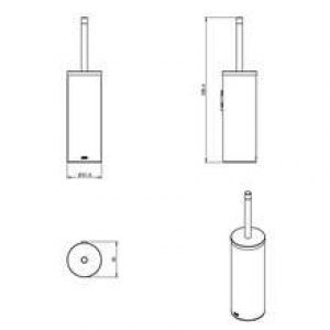 Brosse WC murale Architecte COSMIC