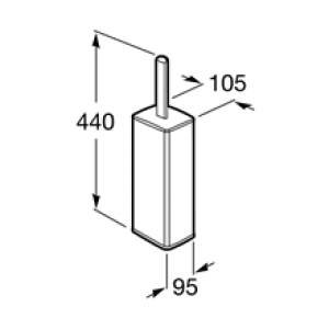 Brosse WC murale Select Roca