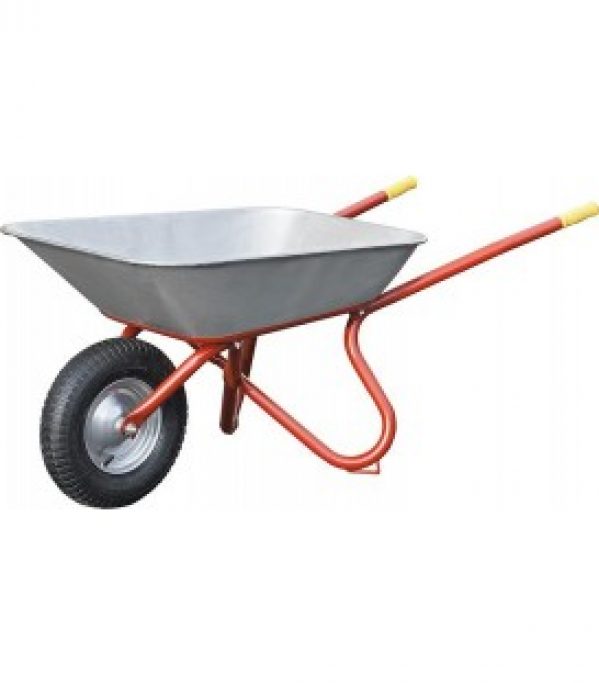 Brouette Capito Profi Bau Export, 85L cuve plate, pneu air monté