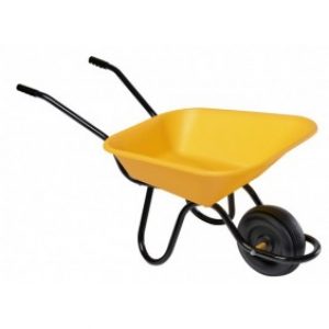 Brouette enfant jaune – 1 roue – MINI