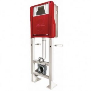 Bâti Support – 2 blocs – polymère et acier – pour wc suspendu – Happy