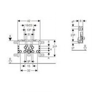 Bâti-support Geberit Kombifix pour Bidet