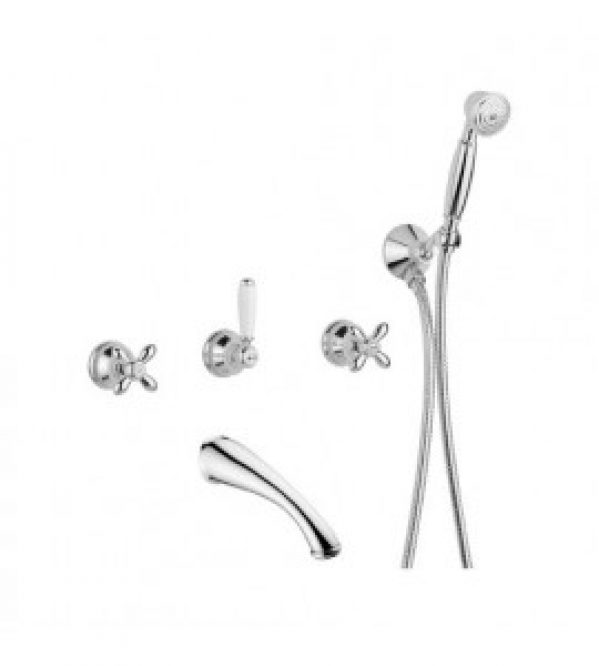 Bugnatese-Intégré dans le mélangeur de bain avec bec et…