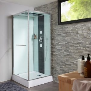 Cabine de douche intégrale carré 90×90 cm