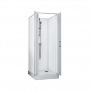 Cabine de douche Surf 5 – 70×70 cm – accès de face – portes battantes