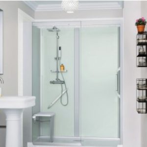 Cabine douche Kinemagic Sérénité Haute – porte coulissante