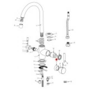 Cache écrou robinet Everglades -…