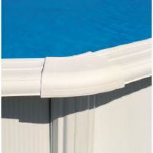 Cache margelle d’angle – Souple blanc pour…