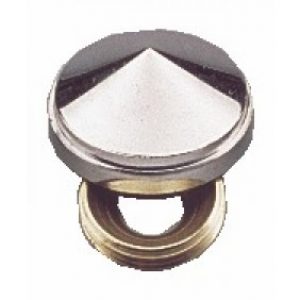 Cache-vis laiton chromé – forme diamant – 25 pièces