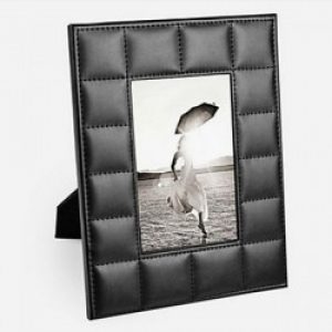 Cadre photo de style moderne en simili cuir