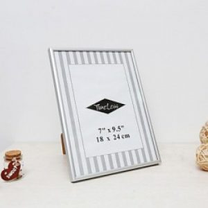 Cadre photo rectangulaire de style moderne en acrylique et aluminium