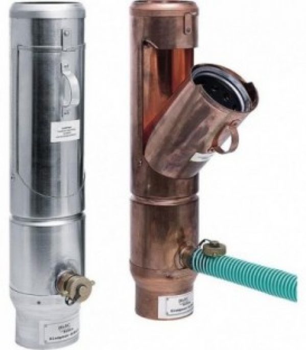 Canalisation d&rsquo;eaux pluviales Zinc 80 mm