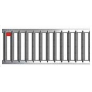 Caniveau d’extérieur à grille passerelle – acier inoxydable