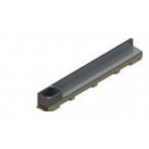 Caniveau Self 100 – acier inoxydable – avec couverture