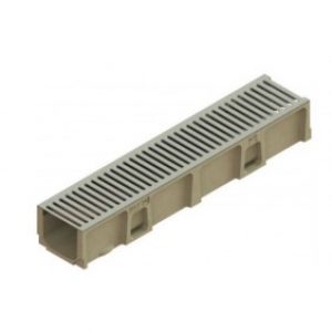 Caniveau Self 200 Béton Polymère / Ht 150mm / grille passerelle