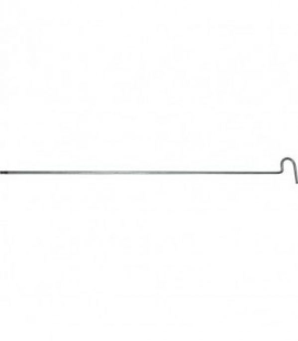 Canne pour écouvillon M10 filete avec forage transversal 1000 mm de long, acier rond 9 mm