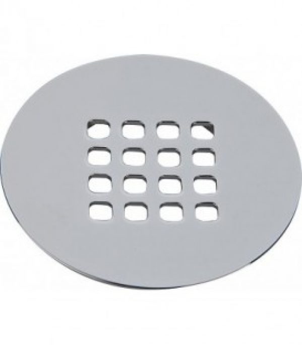 Capot SQUARE laiton chromé 115mm convient pour ecoulement receveur de douche 93 953 73