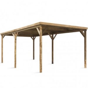 Carport bois BURGER EVOLUTION 1