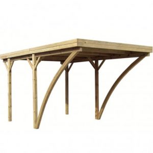 Carport bois BURGER MILANO UNO