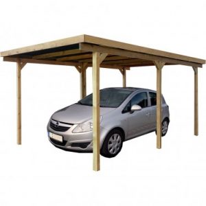 Carport bois SOLID 15m²