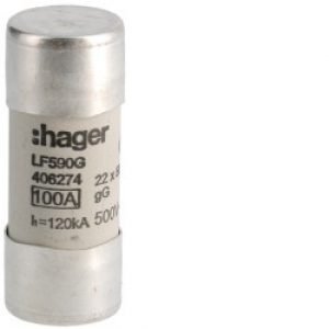 Cartouche fus.22×58 gG 100A –   HAGER LF590G