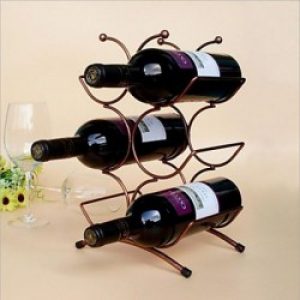 Casier à 6 bouteilles en métal