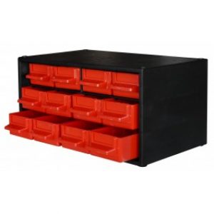 Casier de rangement – 12 tiroirs – 280 x 167 x 140 mm