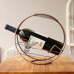 Casier à vin de style européen en métal