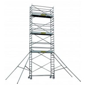 Échafaudage roulant aluminium 9,90 m ST8