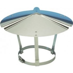 Chapeau chinois inox pour tubage flexible