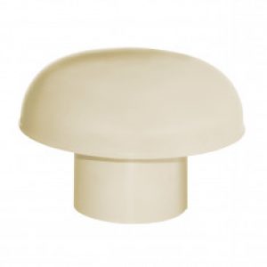 Chapeau de ventilation PVC sans moustiquaire – Sable
