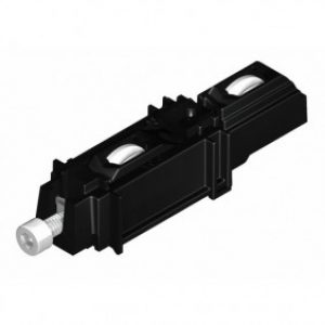 Chariot double réglable pour baie coulissante aluminium