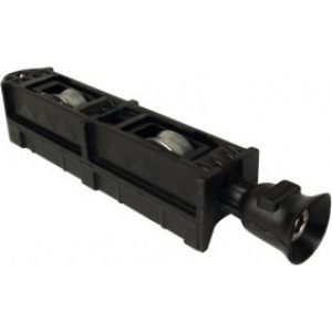 Chariots doubles réglables galets inox pour coulissant aluminium