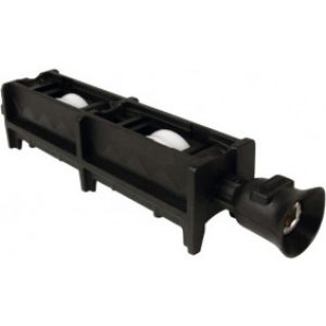 Chariots doubles réglables galets nylon pour coulissant aluminium