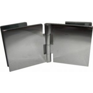 Charnières à contre-plaque verre/verre-40×40 mm