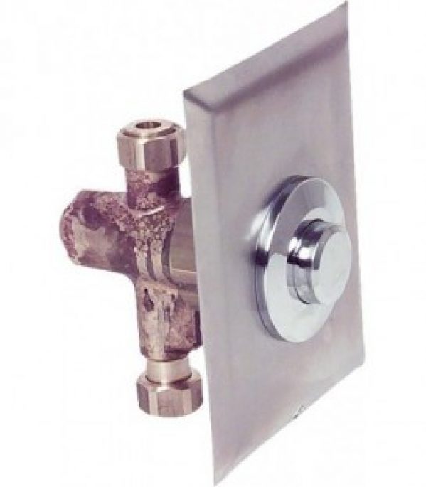 Chasse d&rsquo;eau d&rsquo;urinoir murale encastree avec bloc styropor