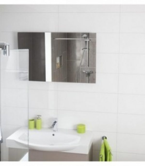 Chauffage mural infrarouge miroir – epaisseur 6 mm 620 x 620 x 50 mm – 400W