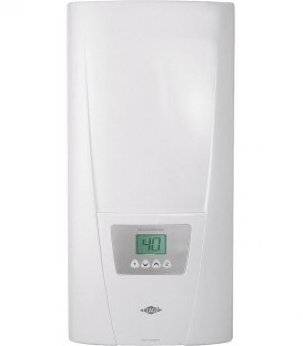 Chauffe-eau DEX instantané 18..27KW-400Volt – régul electronique Hxlxp : 46,6x23x9,7 cm