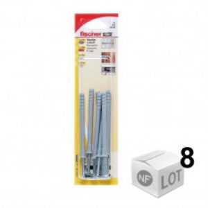 Cheville à frapper N-F 8×100 – Blister de 8 – Fischer