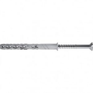 Cheville nylon longue – avec vis tête fraisée – B-LONG