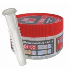 Chevilles polypropylène avec collerette – 4 ASK