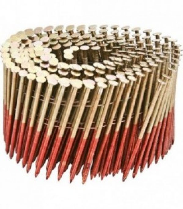 Clou bobine 2,8/3,1×65 boucle, zinguee 7200 pcs pour cloueur NV90AB2 80 128 84