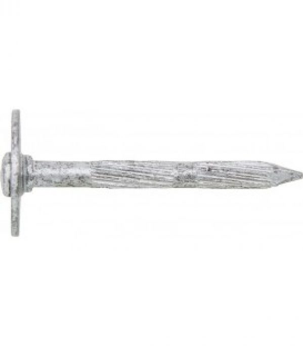 Clou cannelé avec rondelle Diam : 3,5x50mm, 250 pieces