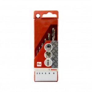 Coffret 6 forets à métaux HSS-G 2/3/4/5/6/8 mm – 2609257060