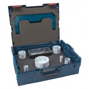 Coffret 6 scies trépans Progressor – mallette L-Boxx – bois et métal