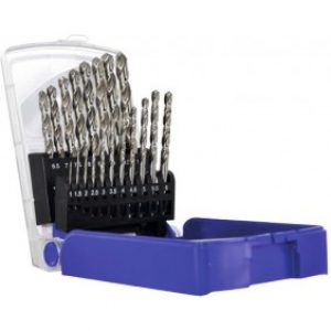 Coffret de 19 forets HSS Pro – pour acier et fonte