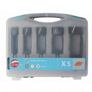 Coffret de 5 mèches à bouchonner HSS